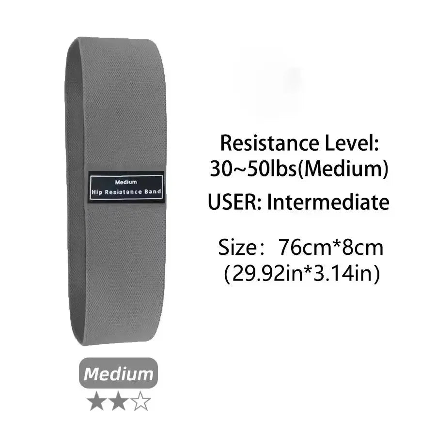Fabric Resistance Hip Booty Bands
