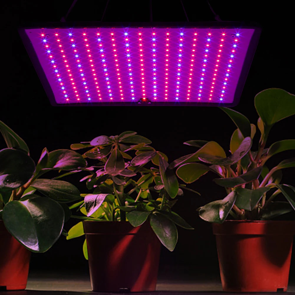 45W Square Full Spectrum Plant Light with Hook LED Grow Light Full Spectrum Plant Lamp for Indoor Gardening Vegetables Grow Tent