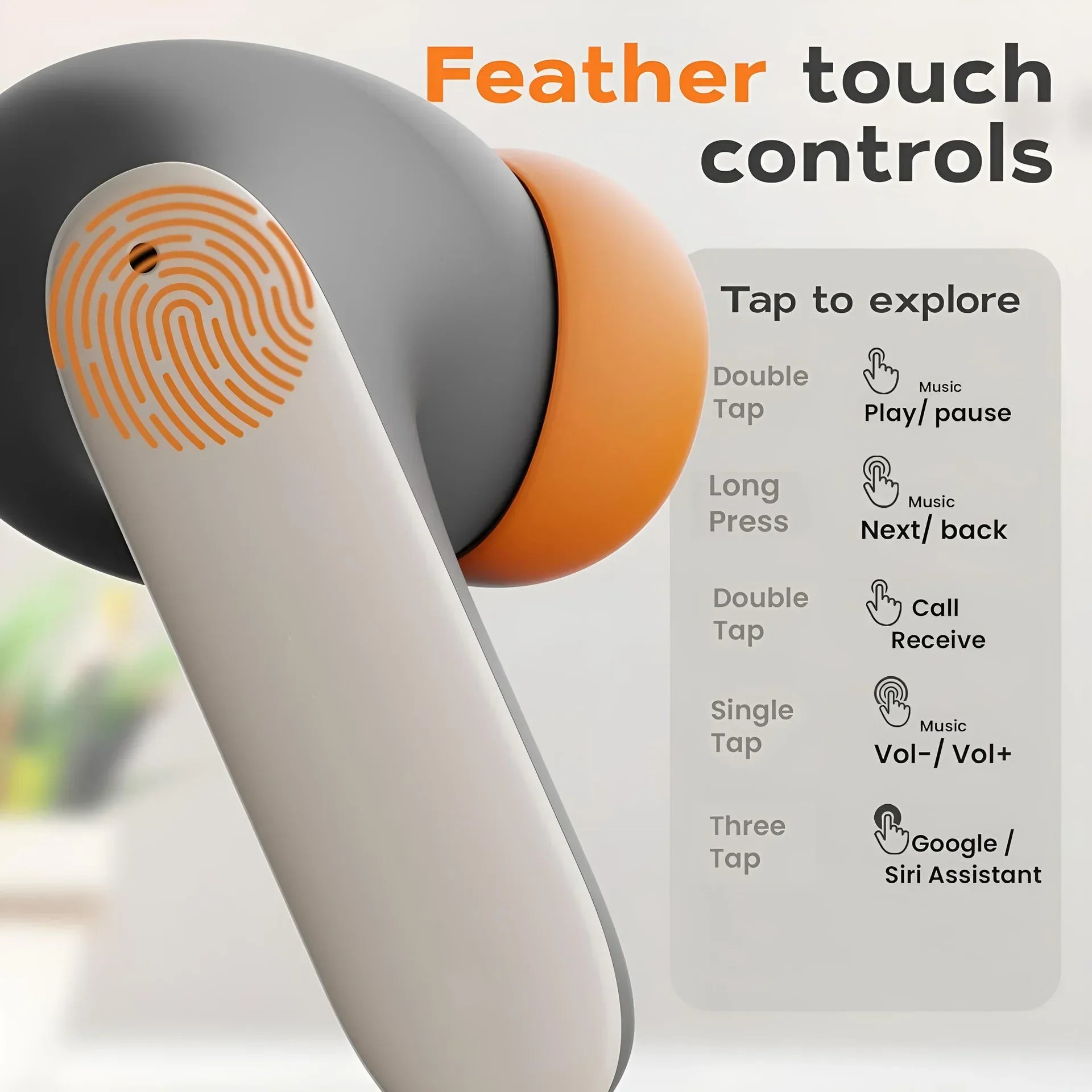 TWS Wireless Bluetooth Earphones Bluetooth 5.4