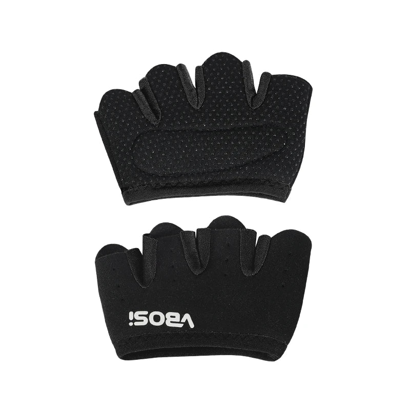VBOSi Women Men Four-Finger Workout Gloves for Fitness, Weightlifting & Training