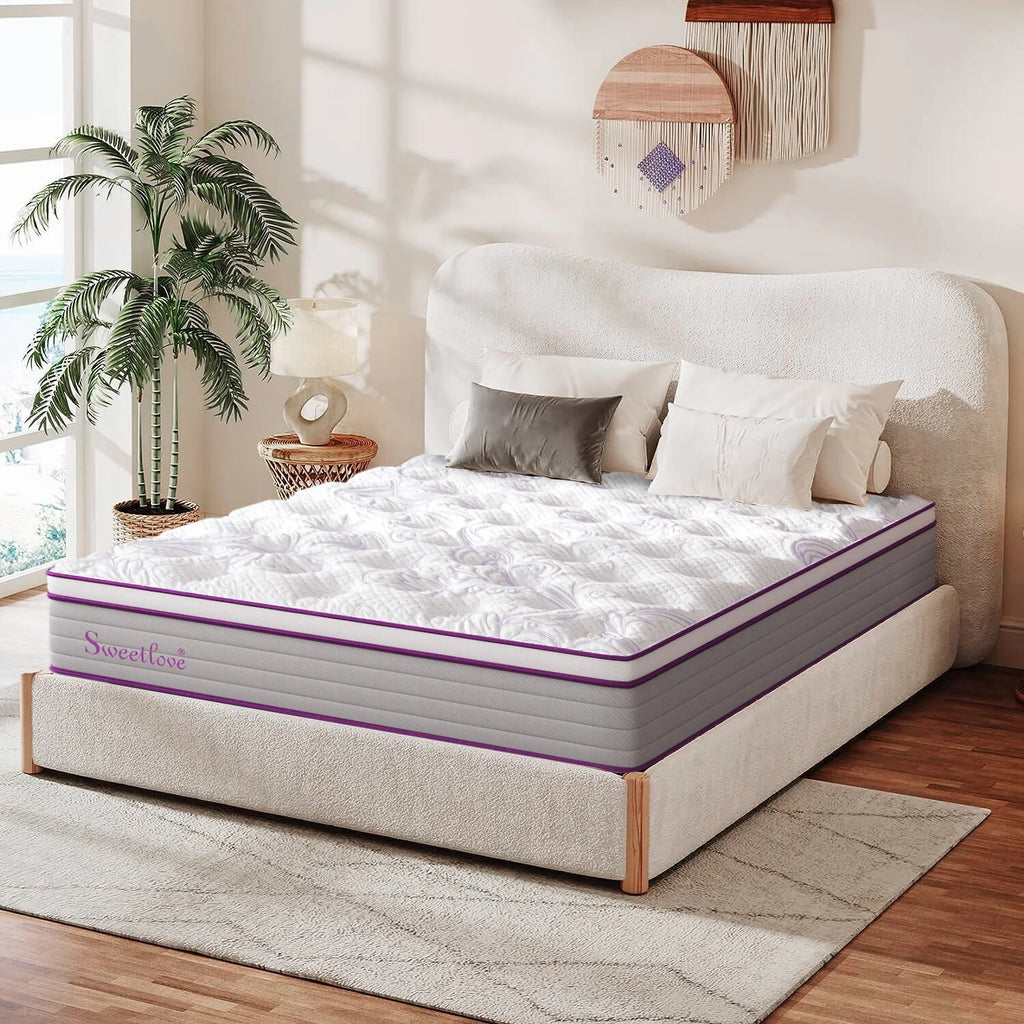 Queen Size Bed Mattress Memory Foam No Spring Medium Firm