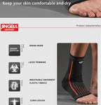 JINGBA SUPPORT 1 PCS 3D Compression Nylon Strap Belt Ankle Protector