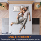 Gel Memory Foam Mattress Topper King Single Queen Double Matress Pad Mat