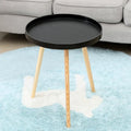 Mumucc Yellow Coffee Table,Bedside Desk,White Nordic Modern Minimalist