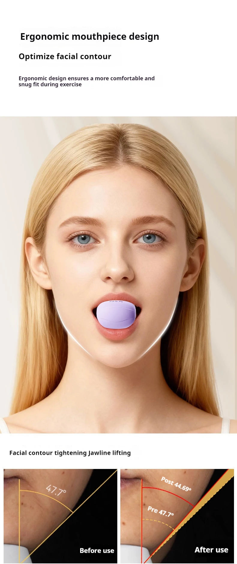 Silicone Jaw Trainer Masseter Ball Face Neck Exerciser