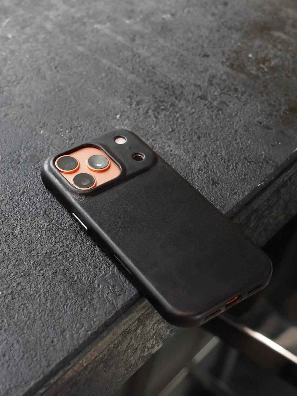 YMW Scars Italian Kangaroo Genuine Leather Case for iPhone 17 16 15 Pro Max Magnetic Handmade Phone Cover