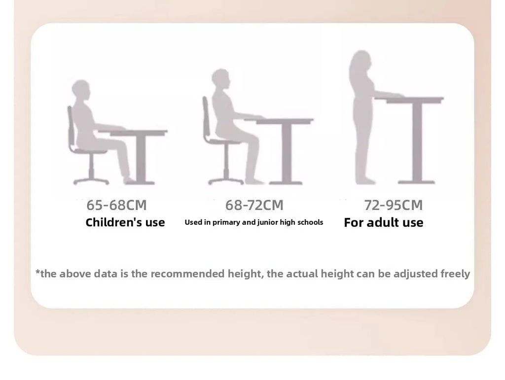 Modern Simple Adjustable Height Computer Desk Ergonomic Study Table for Home Office Durable Writing Desk Furniture