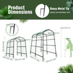 Cucumber Trellis for Garden Vegetable Trellis,U-Shaped Metal Garden Trellis Arch Plant Grow Support Frame for Climbing