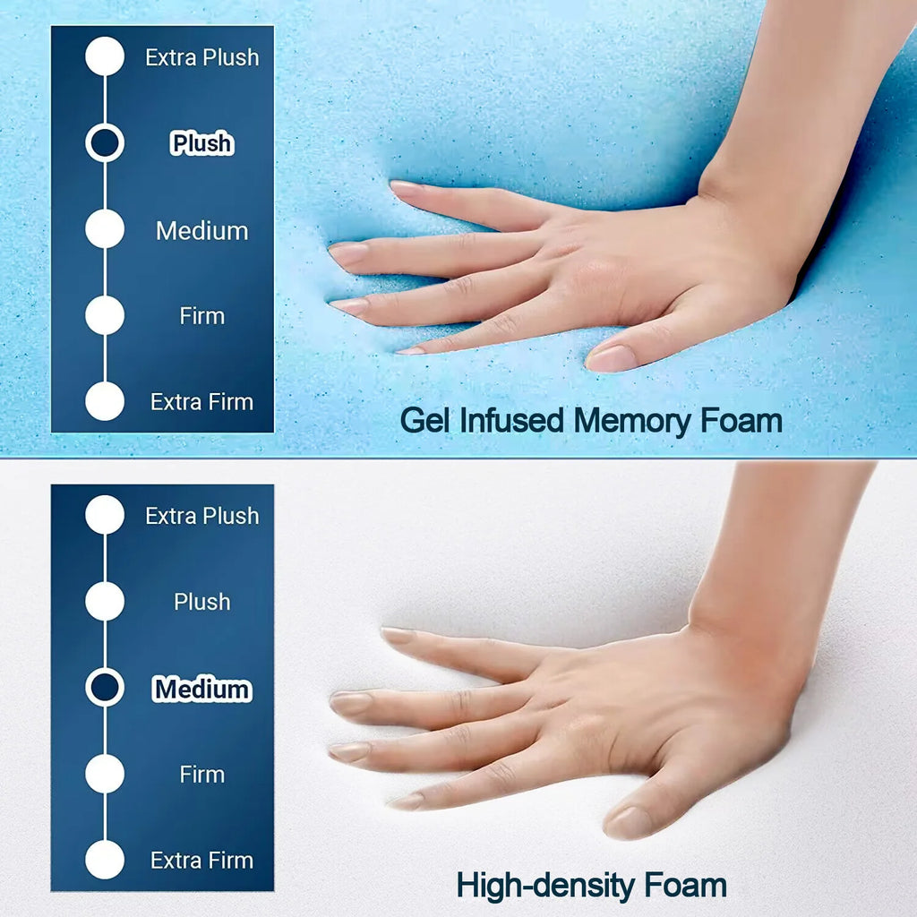 Gel Memory Foam Mattress Topper King single Size Matress Pad Mat 8cm