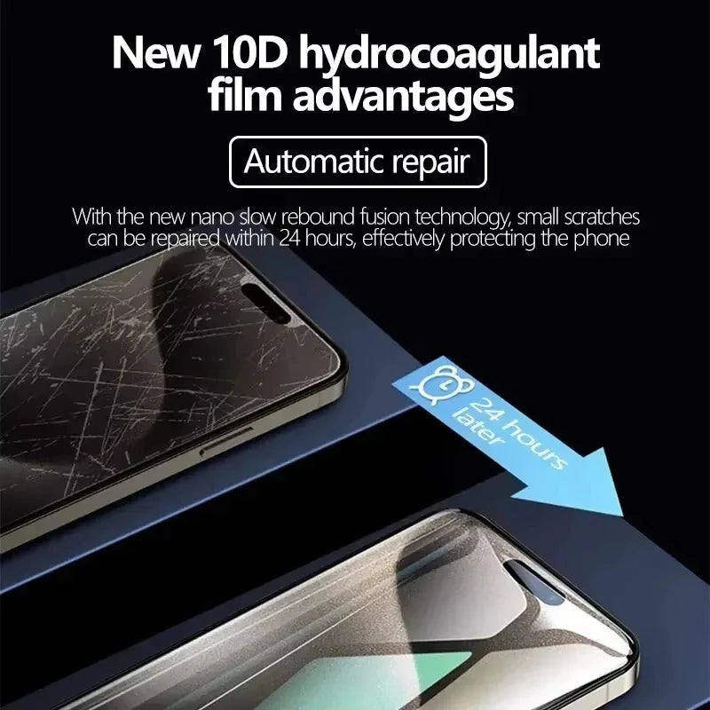 Full Cover Hydrogel Film For iPhone 17 16 14 11 13 12 15 Pro Max Air Screen Protector For iPhone 16E Mini SE XR XS 7 8 Not Glass