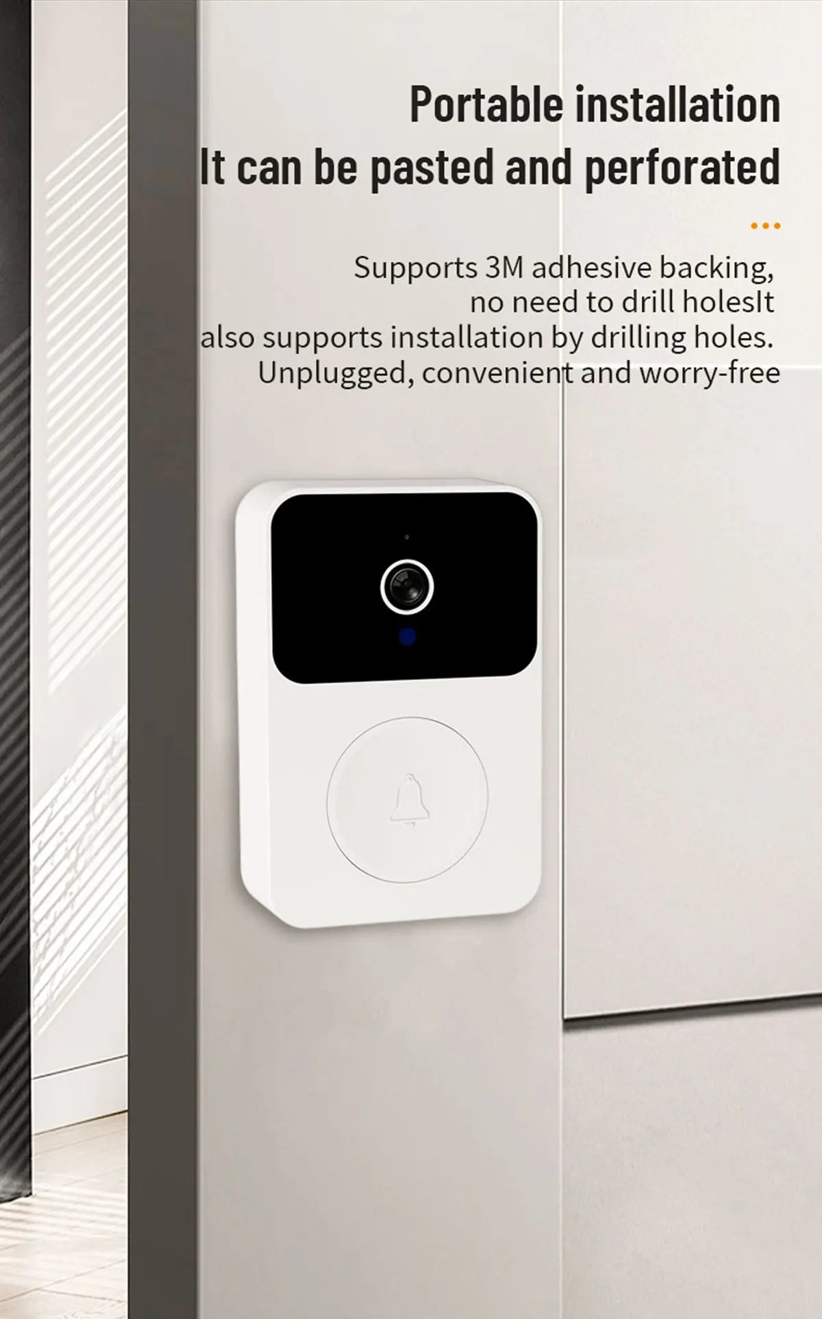 WIFI Video Doorbell Camera Wireless IR Night Vision