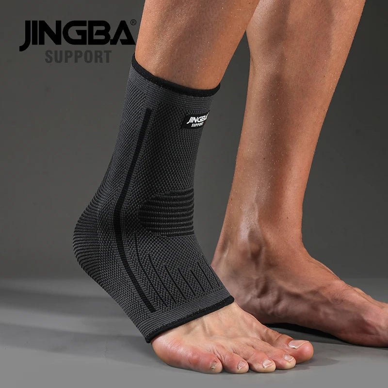 JINGBA SUPPORT 1 PCS 3D Compression Nylon Strap Belt Ankle Protector
