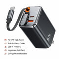 Toocki 67W GaN USB C Charger With Retractable Type C Cable