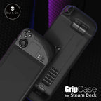Skull & Co. GripCase SD Protective Case Standable Cover Soft Material Shell for Steam Deck EDC Case Carring Bag for Steam OLED