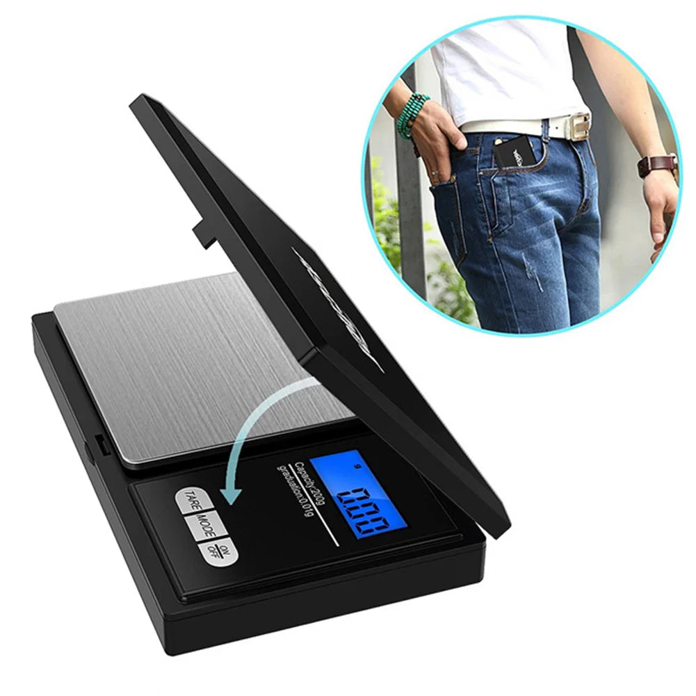 1kg/0.1g Gold Jewellery Weighing Scales Back-lit LCD Display Digital Scale High Precision Scale Auto Off for Jewelry Measurement