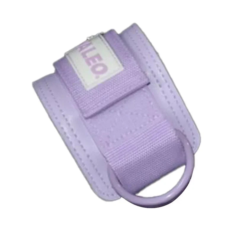 Leather Fitness Ankle Straps Adjustable Cuffs Gym