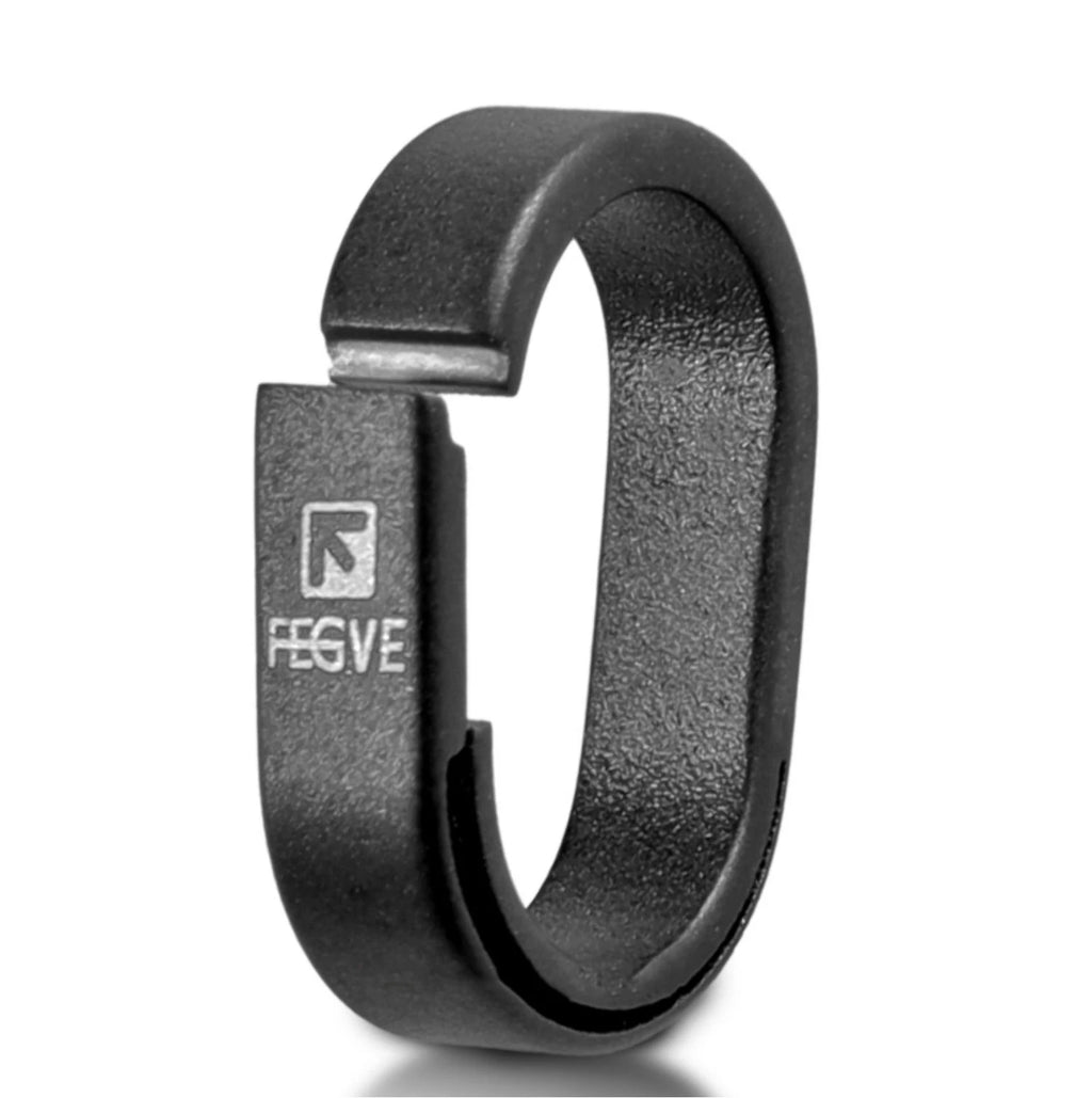 Titanium Alloy Quick Release Key Ring With Black PVD Coating-For Car Keys, EDC Accessories, Durable Compact Metal Connector Ring