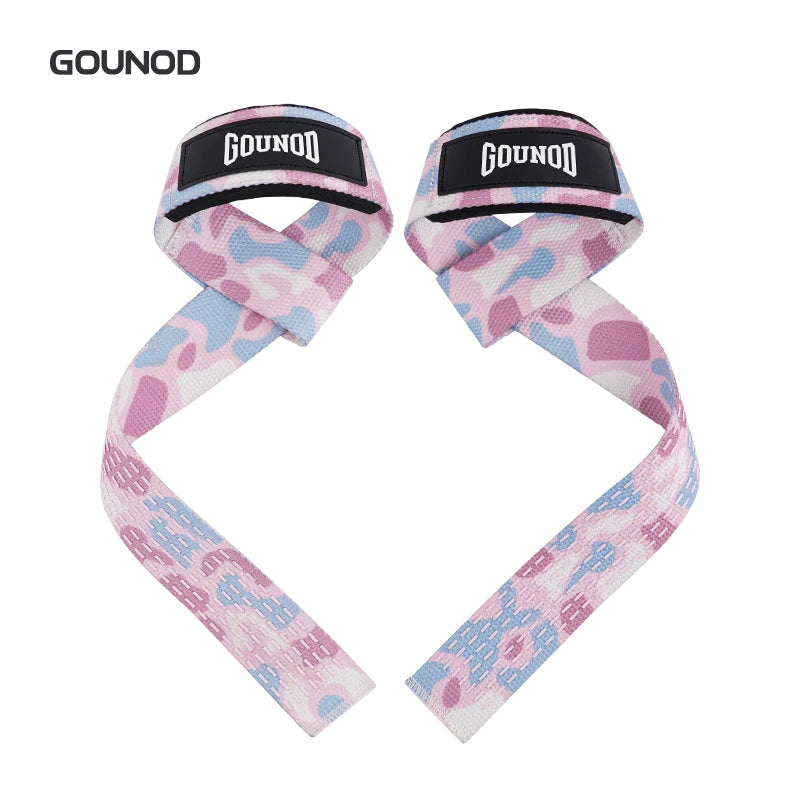 Weightlifting Straps Anti-Slip Silicone Lifting Wrist Straps