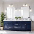 Wisfor Frameless Bathroom Mirror for Over Sink, Beveled Wall Mirror, Rectangle Vanity Mirror, Modern Style