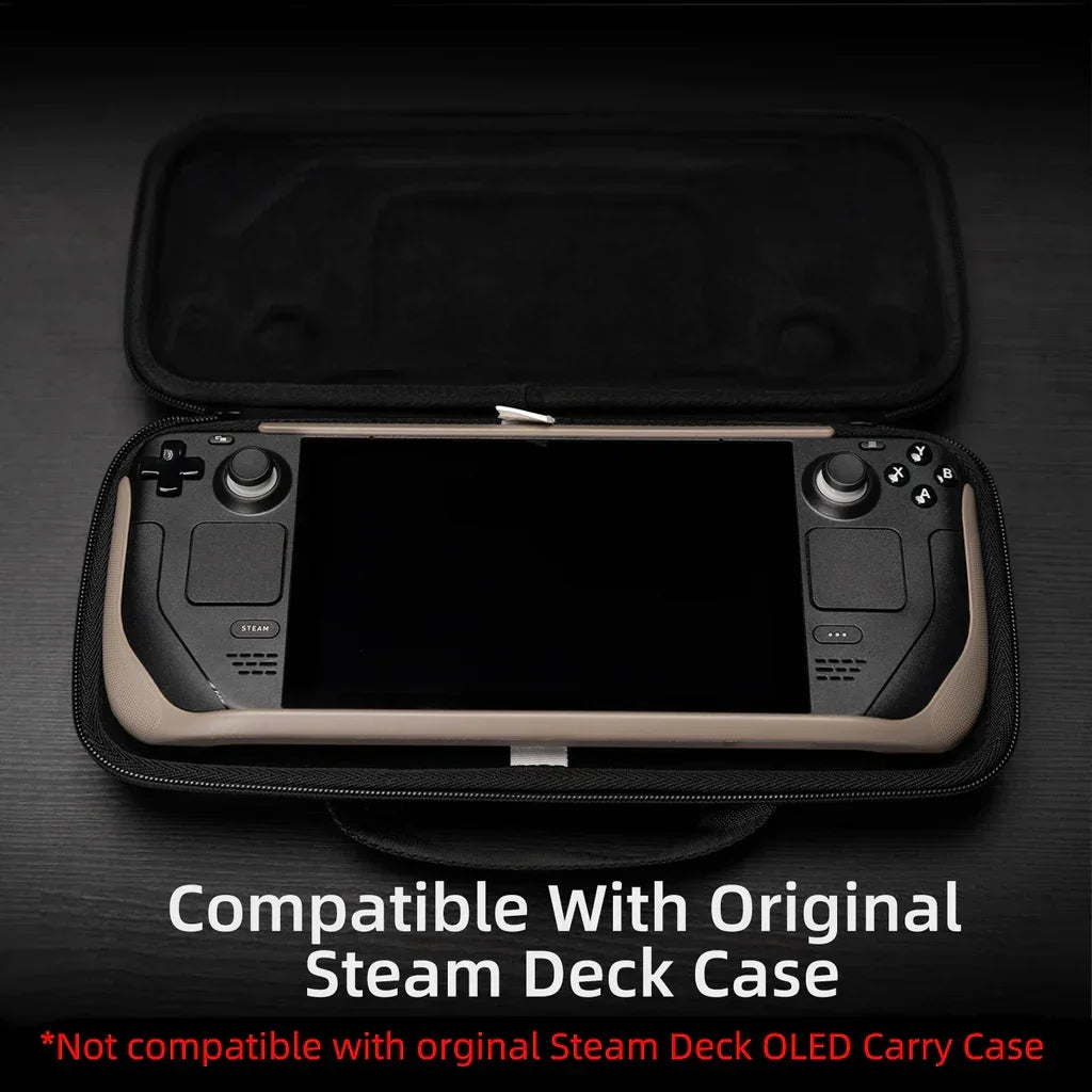 Skull & Co. GripCase SD Protective Case Standable Cover Soft Material Shell for Steam Deck EDC Case Carring Bag for Steam OLED