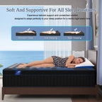 Hybrid Mattress Queen Double King Single Memory Foam Medium Firm 25cm Thick