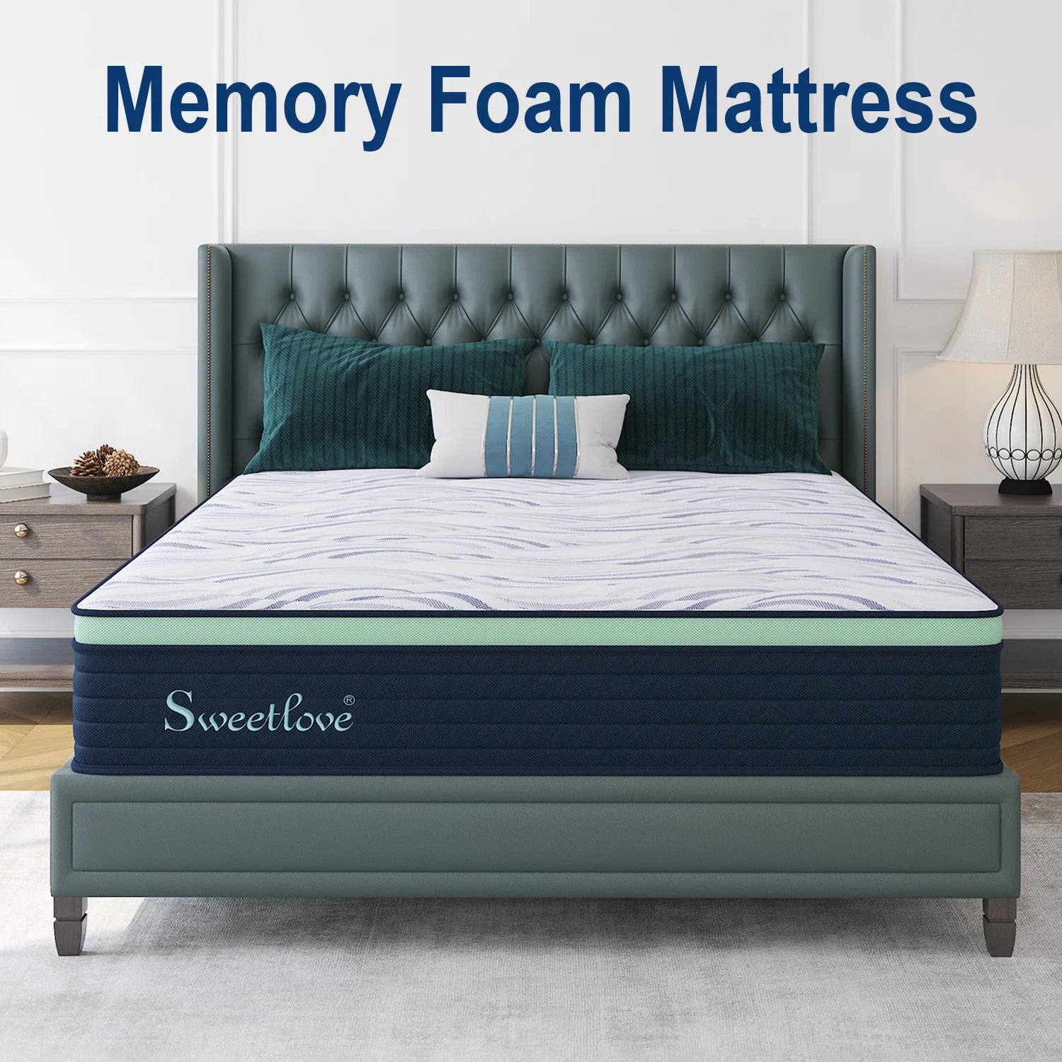 Queen Double King Single Bed Mattress Memory Foam No Spring