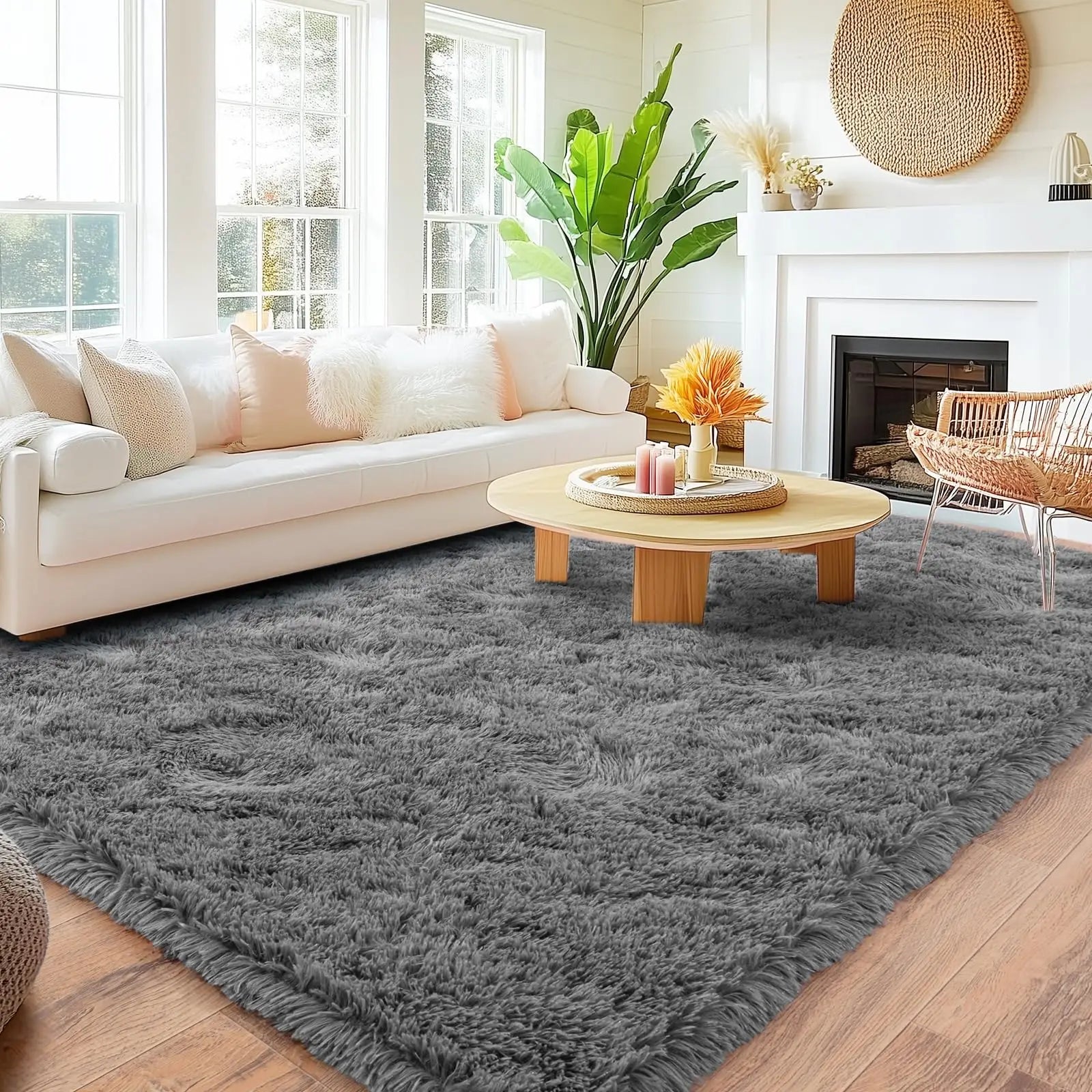 Long Plush Carpet For Living Room