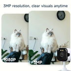 2PCS/1PCS HEIYOUCAM Window Camera-Replaces Outdoor Cameras | 2.4/5GHz Wi-Fi | 3MP HD | Full-Color Night Vision Thru Window