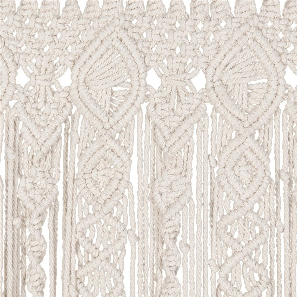 Macrame Curtain Wall Hanging Handmade Boho Curtains for Wedding Backdrop Arch Closet Room Divider Boho Wall Decor