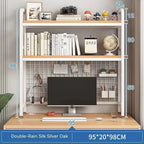 Desktop Multi-Layer Wrought Iron Shelf Bookcase