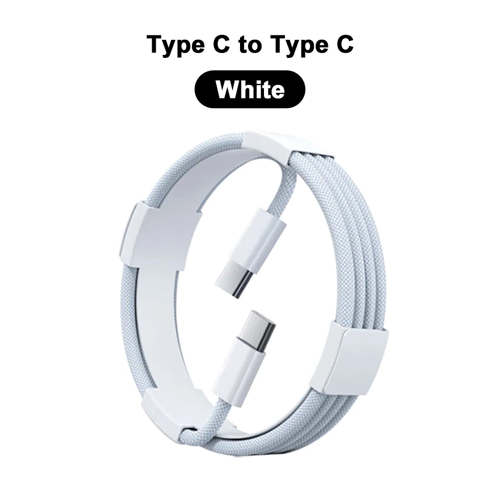 Fast Charging Cable 60W PD USB Type C To C Quick Charger Cord