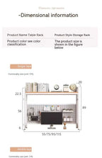 Desktop Multi-Layer Wrought Iron Shelf Bookcase
