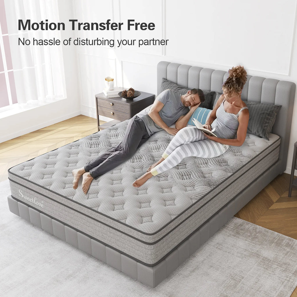 King single Size Bed Mattress Orthopedic Memory Foam Euro Top