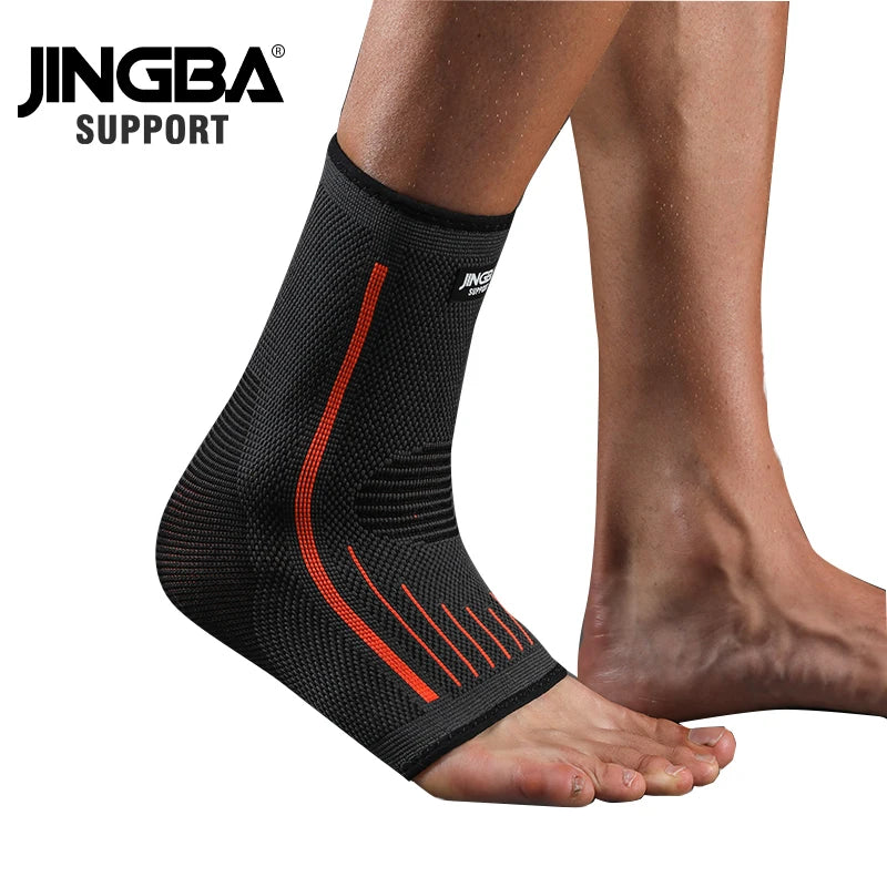 JINGBA SUPPORT 1 PCS 3D Compression Nylon Strap Belt Ankle Protector