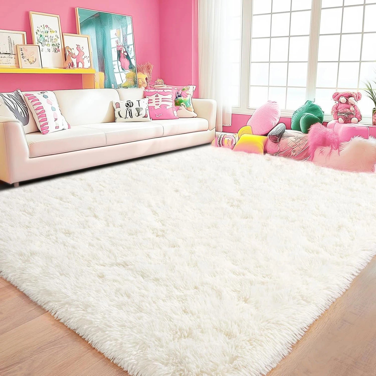 Long Plush Carpet For Living Room