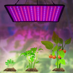 45W Square Full Spectrum Plant Light with Hook LED Grow Light Full Spectrum Plant Lamp for Indoor Gardening Vegetables Grow Tent