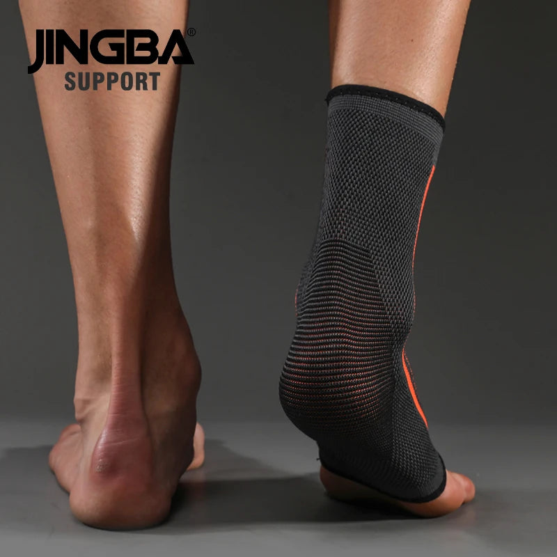JINGBA SUPPORT 1 PCS 3D Compression Nylon Strap Belt Ankle Protector