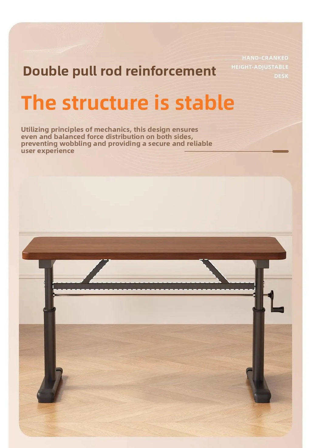 Modern Simple Adjustable Height Computer Desk Ergonomic Study Table for Home Office Durable Writing Desk Furniture