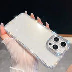 Bling Glitter Clear Phone Case For iPhone 13- 17 Pro and Pro Max