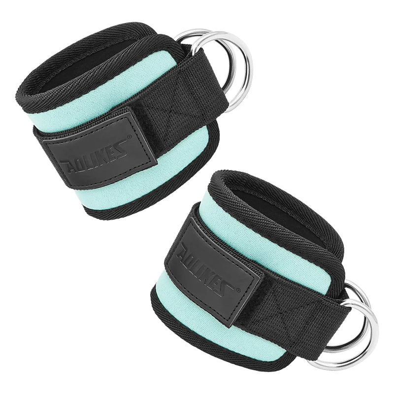 Adjustable Padded Ankle Wrist Cuffs Padded Straps D-Ring