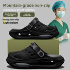 Men's Special Arch Support Hole Hole Shoes Summer Outdoor Wear Long Standing Not Tired Foot Anti-Slip Deodorant Slippers