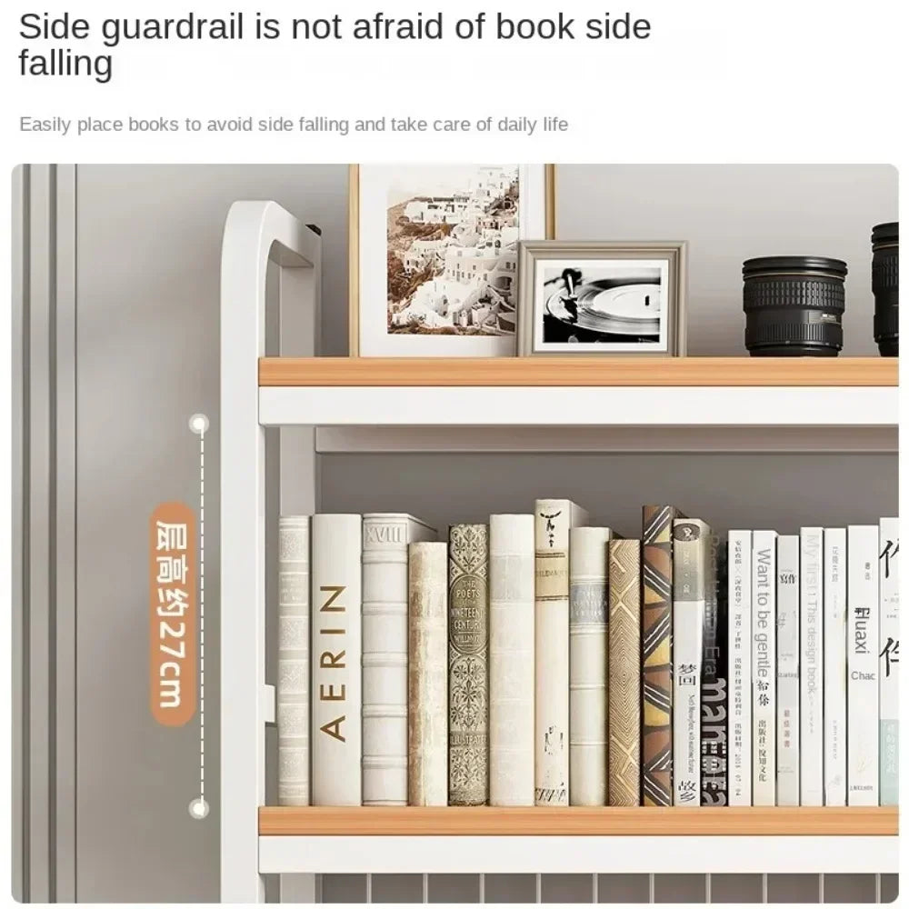 Desktop Multi-Layer Wrought Iron Shelf Bookcase