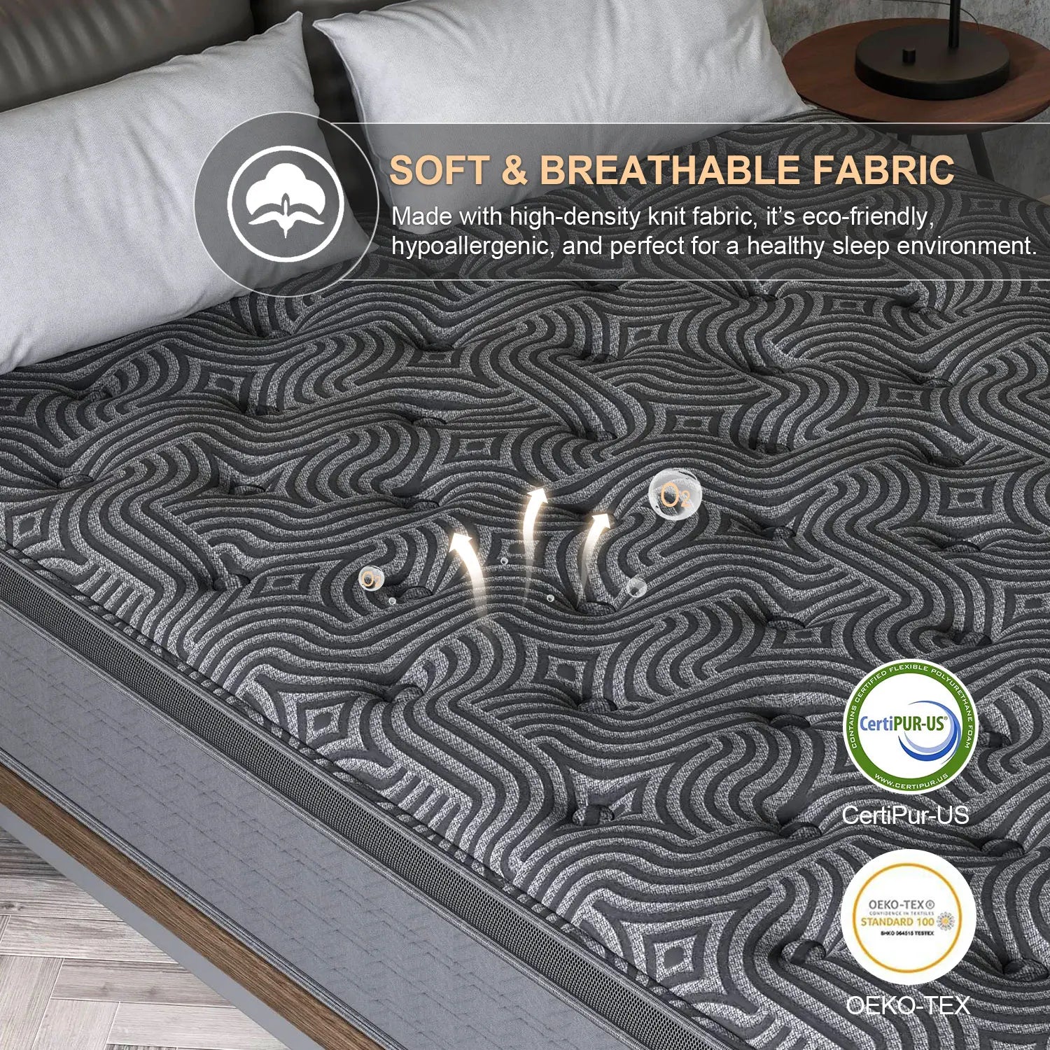 Gel Memory Foam Mattress Queen Double King Single Bed Pocket Spring Foam 30cm