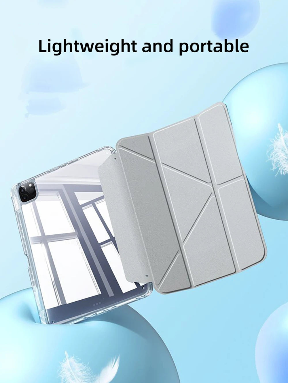 For iPad iPad Air11 13 M4 M3 M2 A16 2025 Air 4/5/6th iPad Pro11 13 12.9 10th Gen 7/8/9th 10.9 10.5 10.2 9.7 Y Fold Magnetic Case