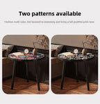 Mandala Coffee Table Removable Mini Desk Wooden Coffee Side Table Living Room Furniture Sofa Bedside Round Table Bedroom Home