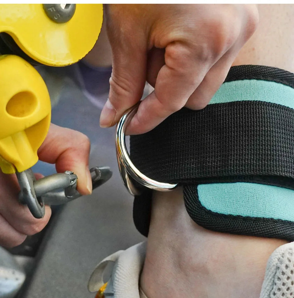 Adjustable Padded Ankle Wrist Cuffs Padded Straps D-Ring