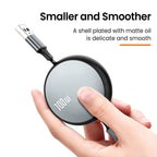 3 in 1 Retractable USB C 6A 100W USB Fast Charger