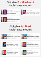 For iPad iPad Air11 13 M4 M3 M2 A16 2025 Air 4/5/6th iPad Pro11 13 12.9 10th Gen 7/8/9th 10.9 10.5 10.2 9.7 Y Fold Magnetic Case