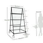 Cucumber Trellis for Garden Vegetable Trellis,U-Shaped Metal Garden Trellis Arch Plant Grow Support Frame for Climbing