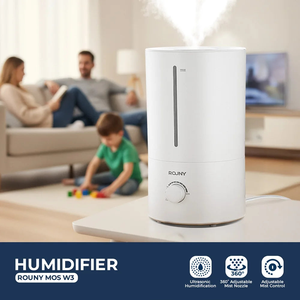 ROUNY Air Humidifier, 4L Large Capacity Ultrasonic Humidifier